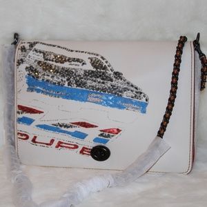 COACH Dinky 32 Crossbody Shoulder Bag Leather Purse